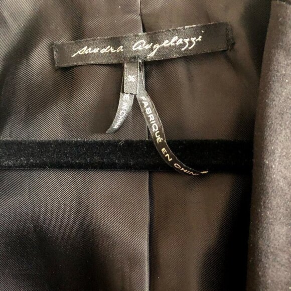 𝅺sandra Angelozzi Tailored Black Blazer - Picture 12 of 14